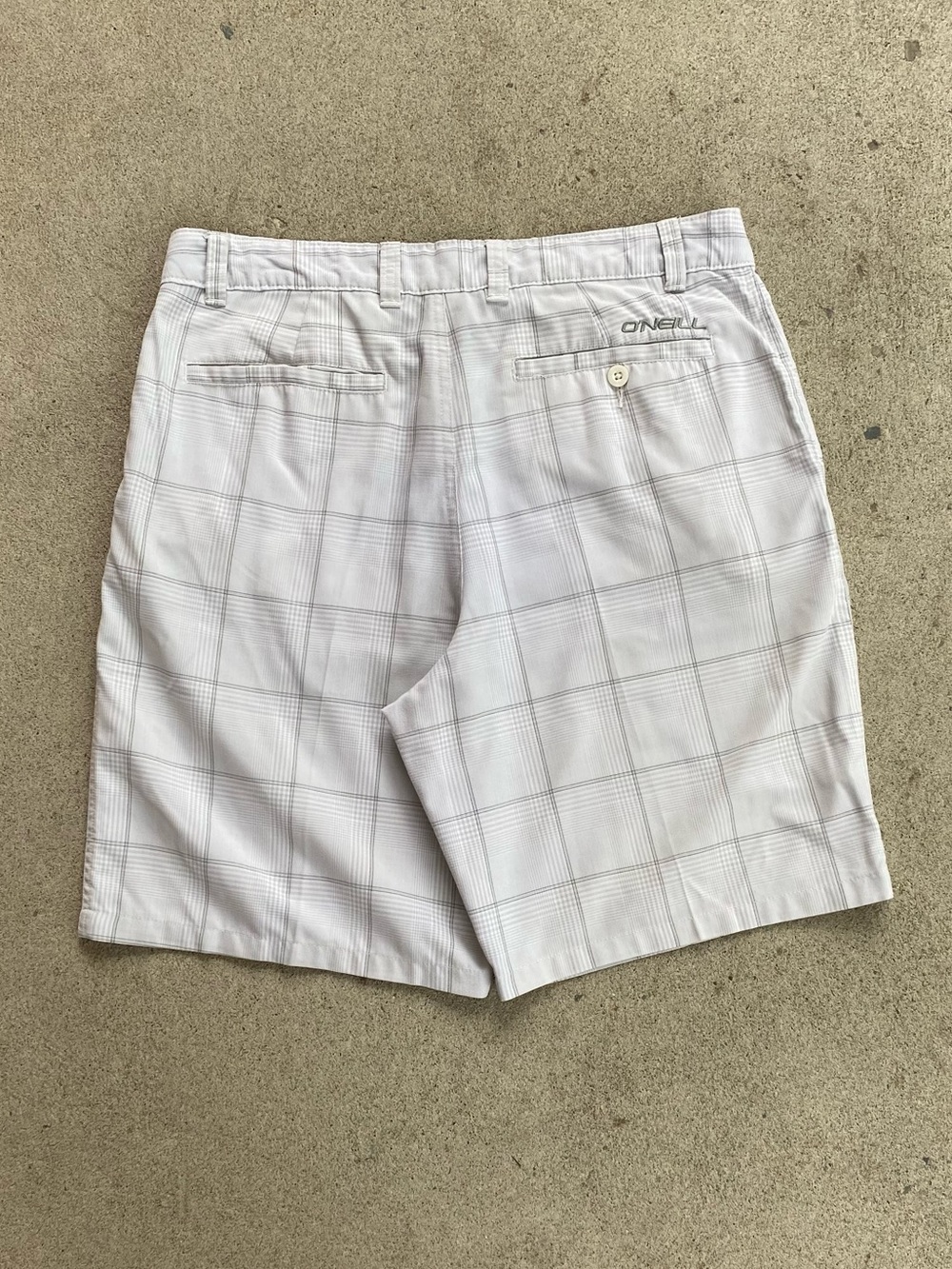O’neill Gray Plaid Casual Shorts